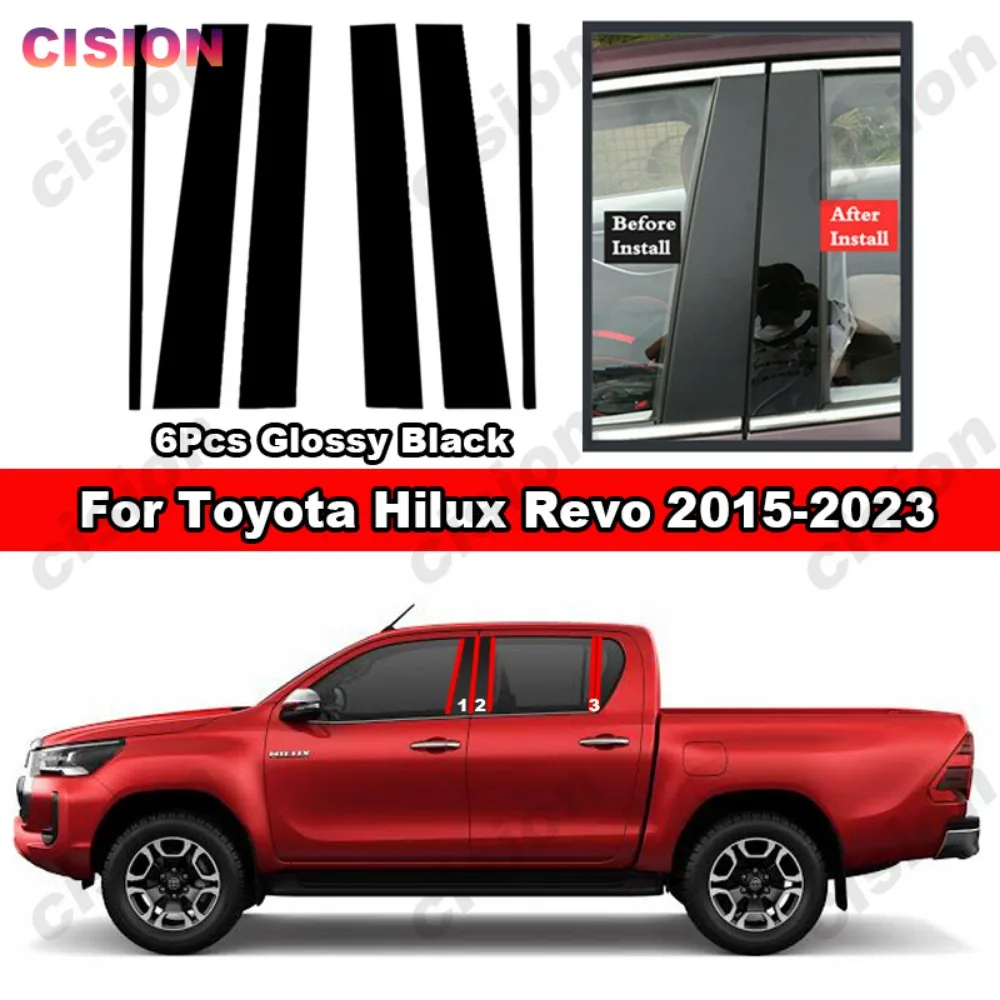 Toyota Hilux Revo 15-23    ڵ ¦, ߾  BC  Ʈ Ŀ, Ʈ ̷ ȿ ƼĿ, 6x